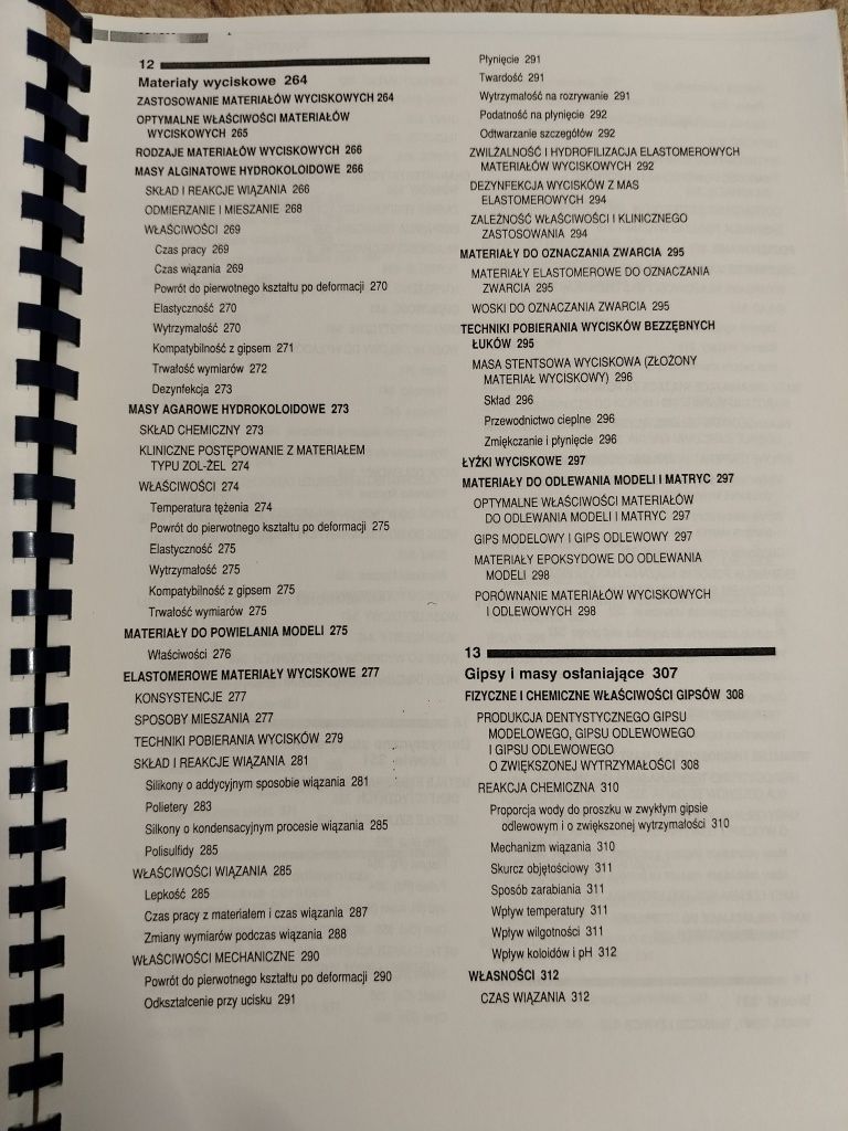 Książka materiały stomatologiczne