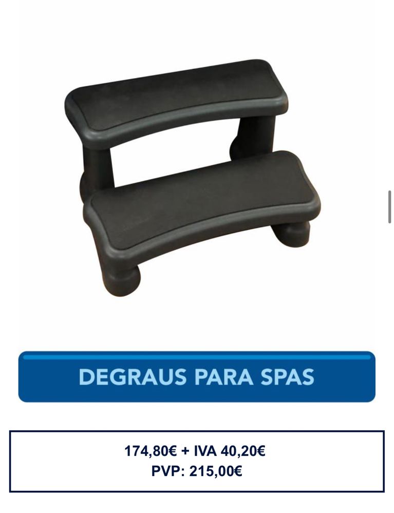 Degraus para spa jacuzzi hidromassagem 215,00