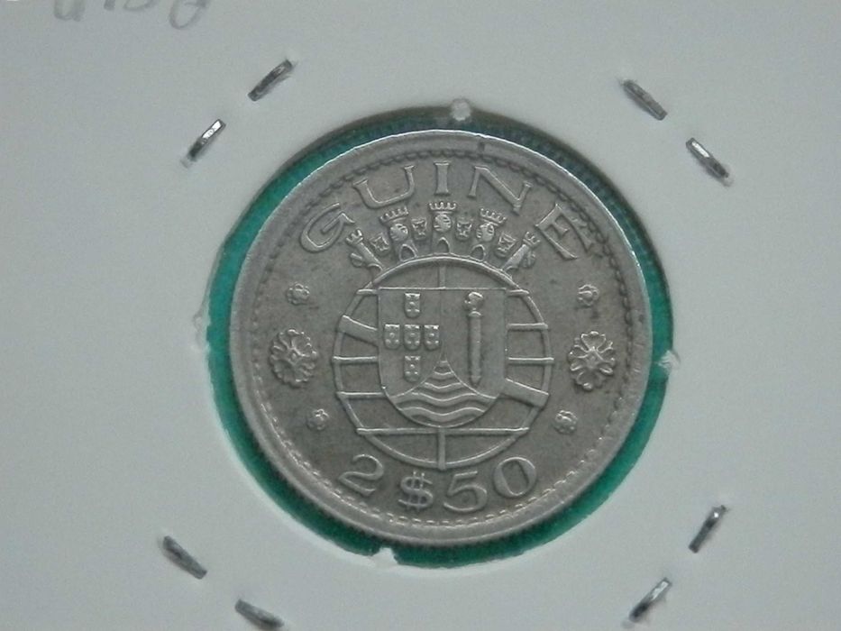 883 - Guiné: 2$50 escudos 1952 cuni, por 2,00