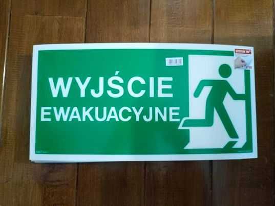 Znak bhp wyjście ewakuacyjne