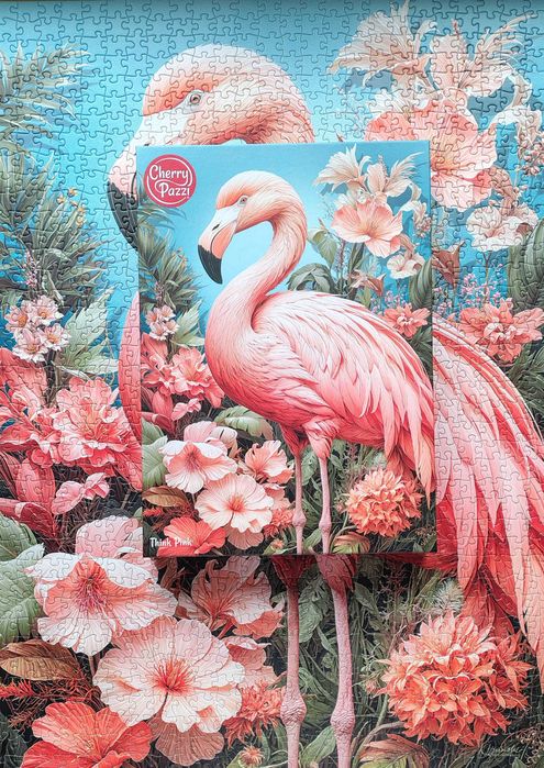 Puzzle 1000 Cherry Pazzi Think Pink (flaming)