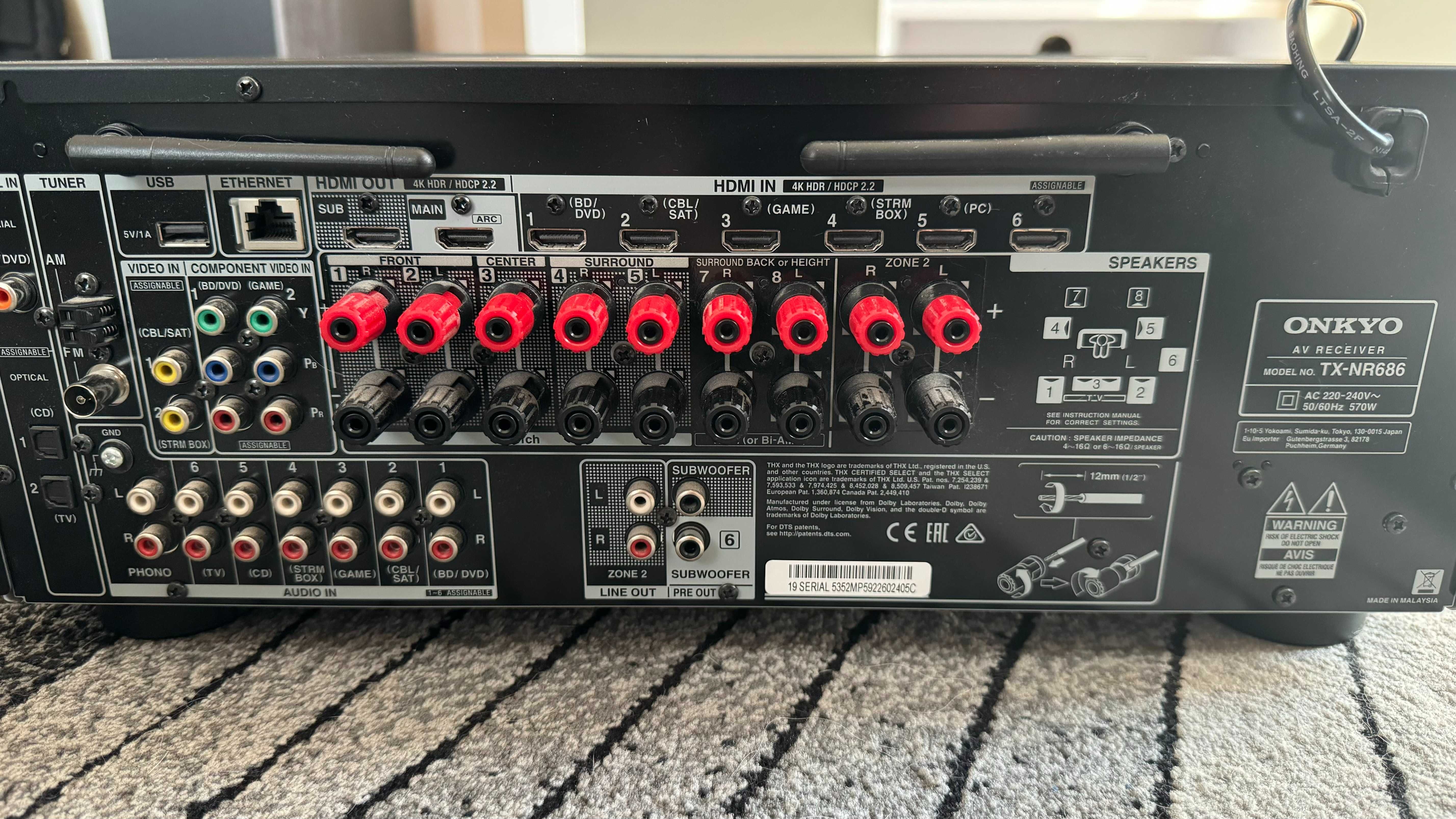 ONKYO TX-NR 686 używany