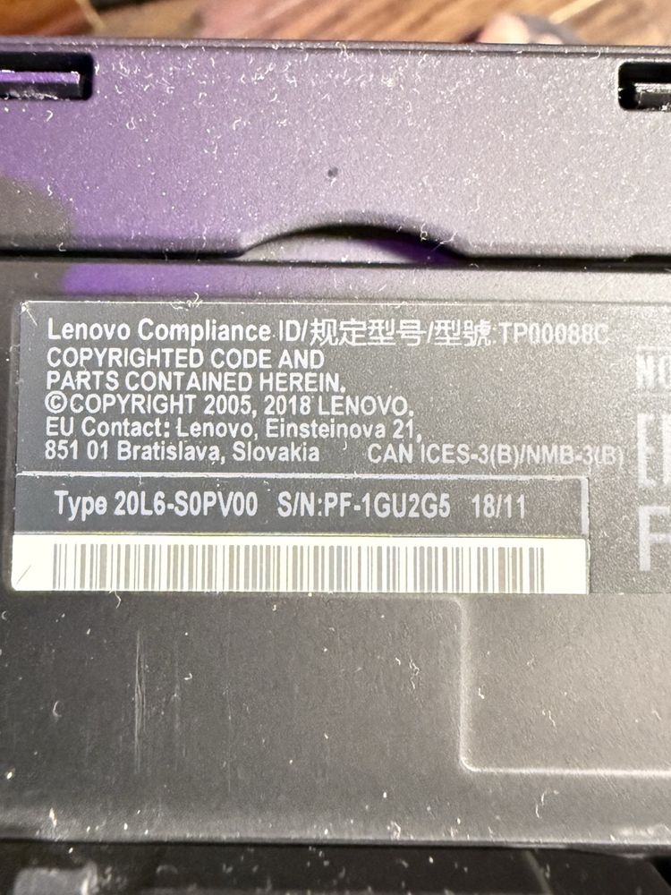 LENOVO ThinkPad T480