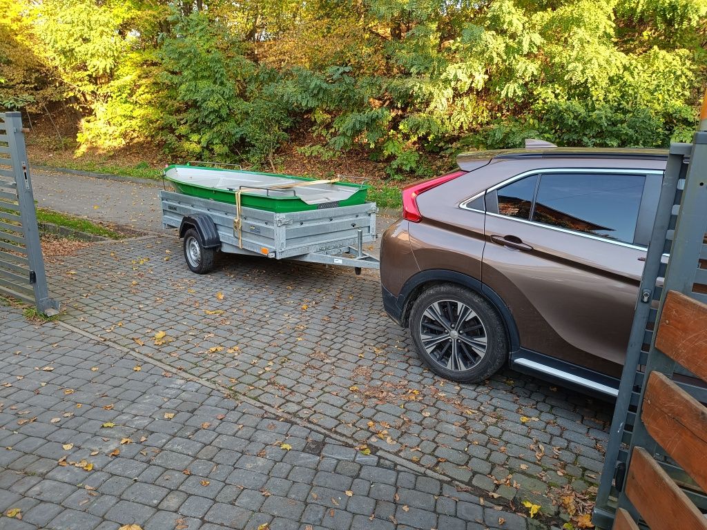 Łódka 3,80 cm 4-5 osobowa silnik elektryczny