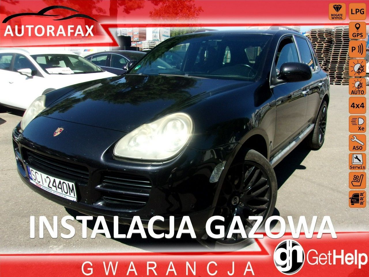 Porsche Cayenne LPG 4X4 Manual Klimatronic 2-stref, PDC przód tył, Reduktor