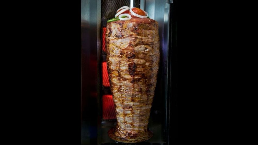 Шаурма донер кебаб ( Doner Kebab ) мясо для шаурмы куриное (говядина)