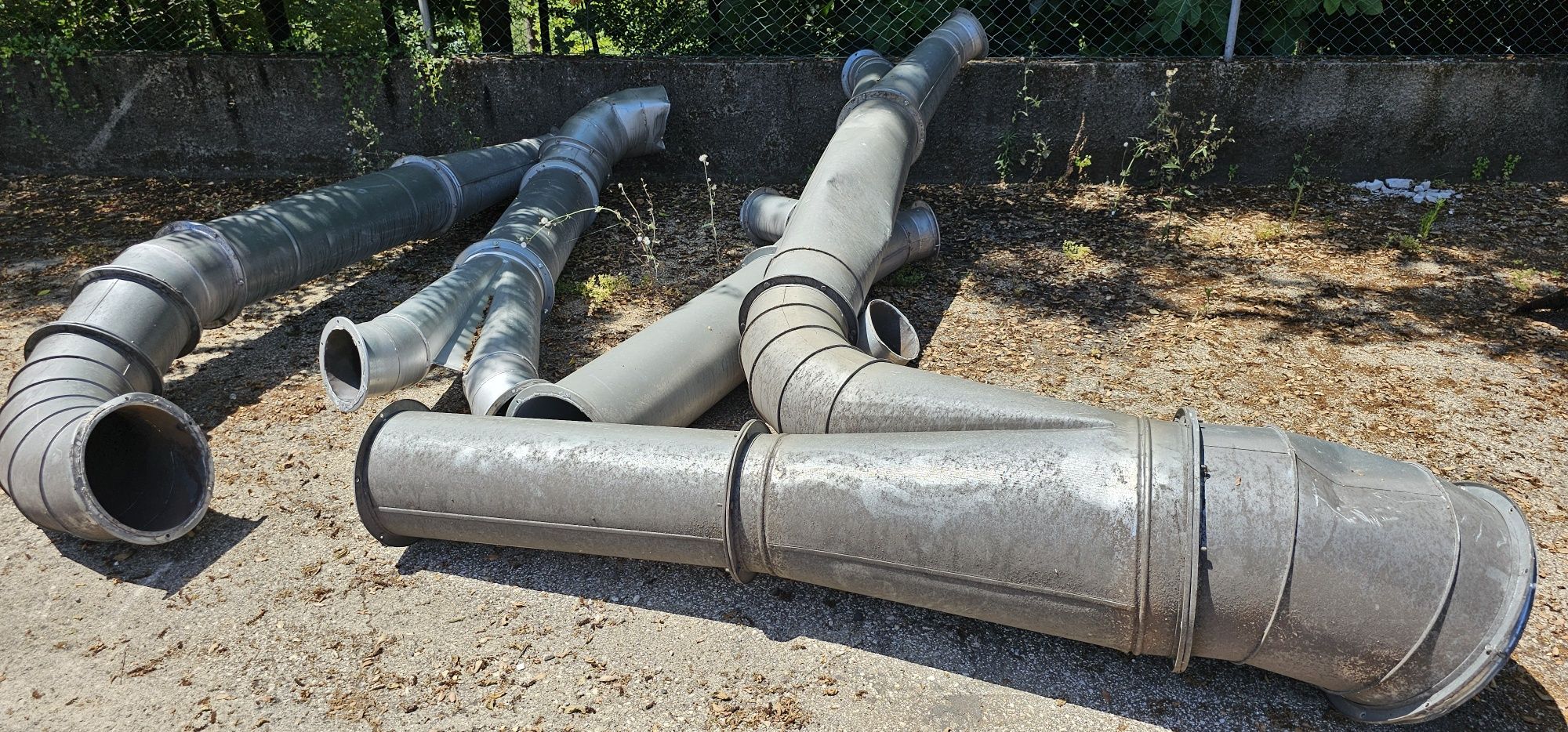 Tubagem de ventilação industrial