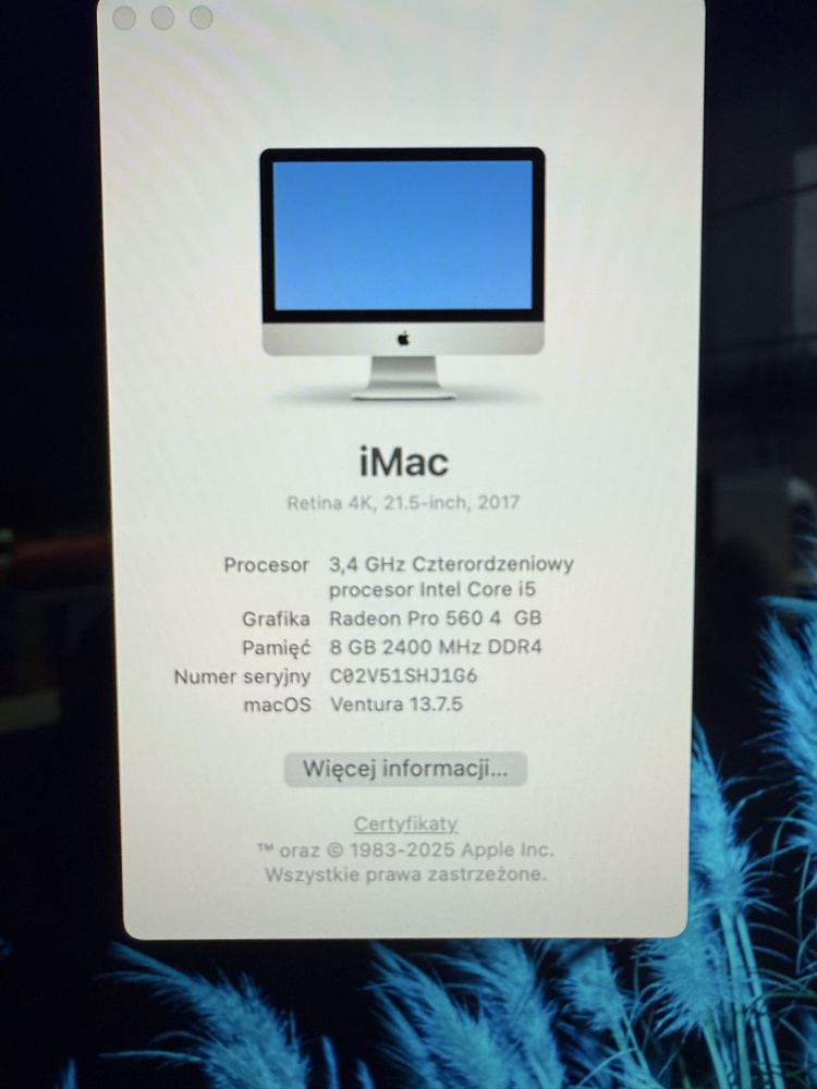 iMac Retina 4K 21.5-inch, 2017