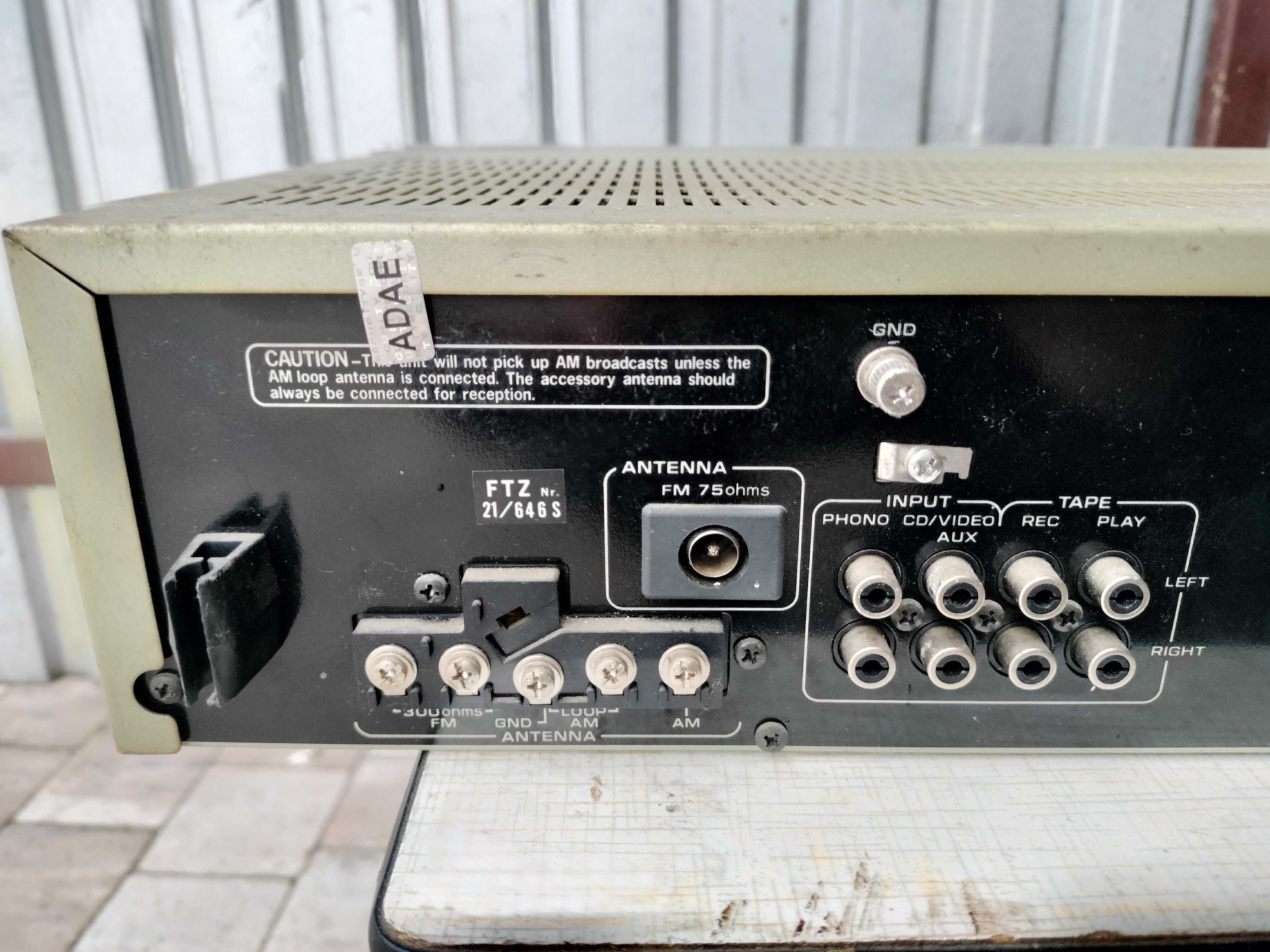 Amplituner HITACHI HTA-25F 2x25W, sprawny, Made In Japan