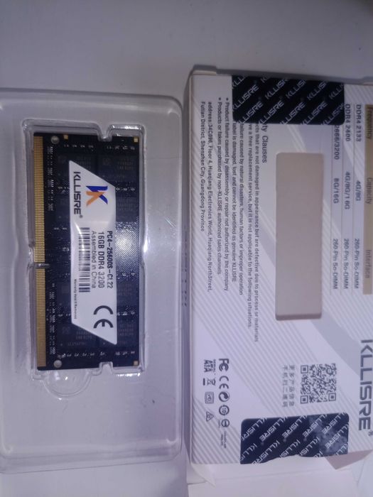 Нова 16Gb ddr4 3200mhz sodimm для ноутбука