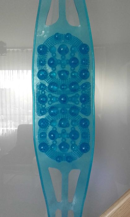 Pas masażer do masażu oraz mycia pleców, silikonowy