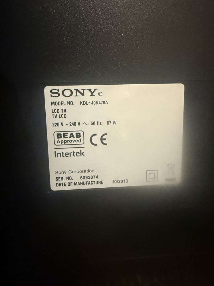 Televisão SONY KDL-40R470A