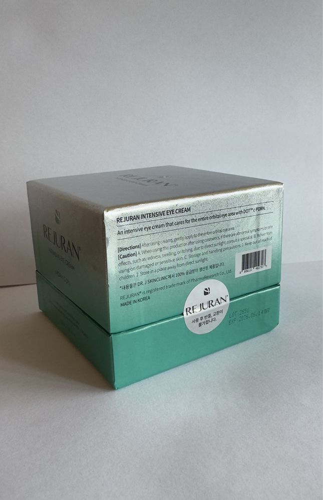 Rejuran Cонцезахисний крем SPF 50 pa та Rejuran intensive eye cream