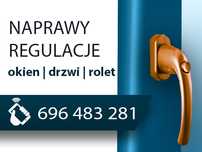 Naprawy i regulacje okien, rolet, drzwi