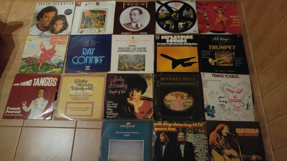 Discos de Vinil (Também vendo em separado)