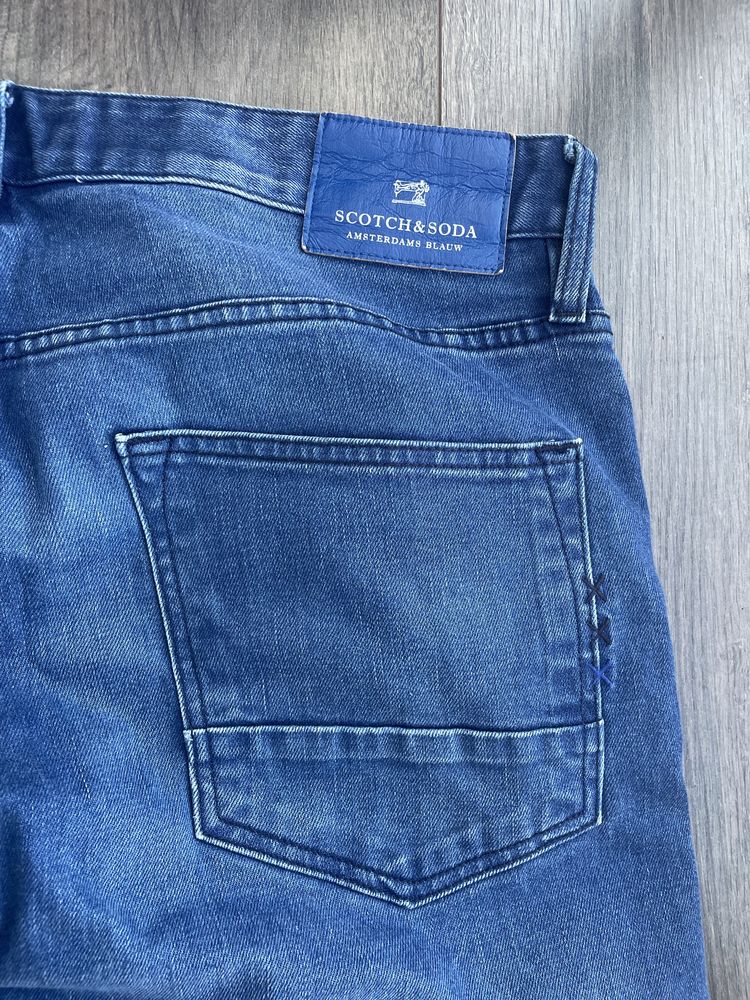 Джинсы slim scotch&soda w34l34 на высокого