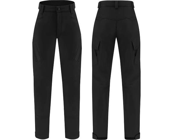 Зимові тактичні брюки Жіночі теплі темно-сині,чорні СОФТШЕЛ