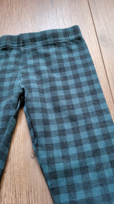 Leginsy w kratkę 104 cm