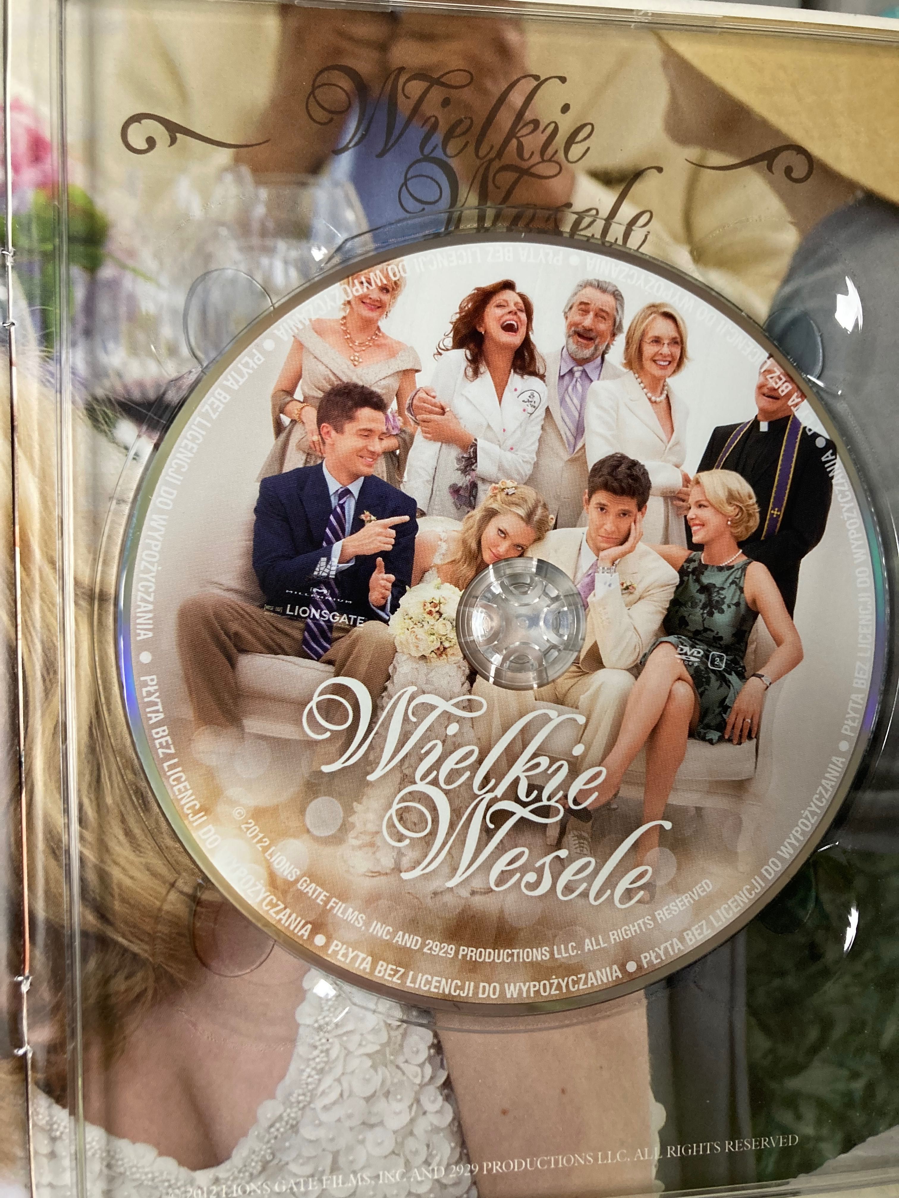 Wielkie wesele/ The Big Wedding dvd