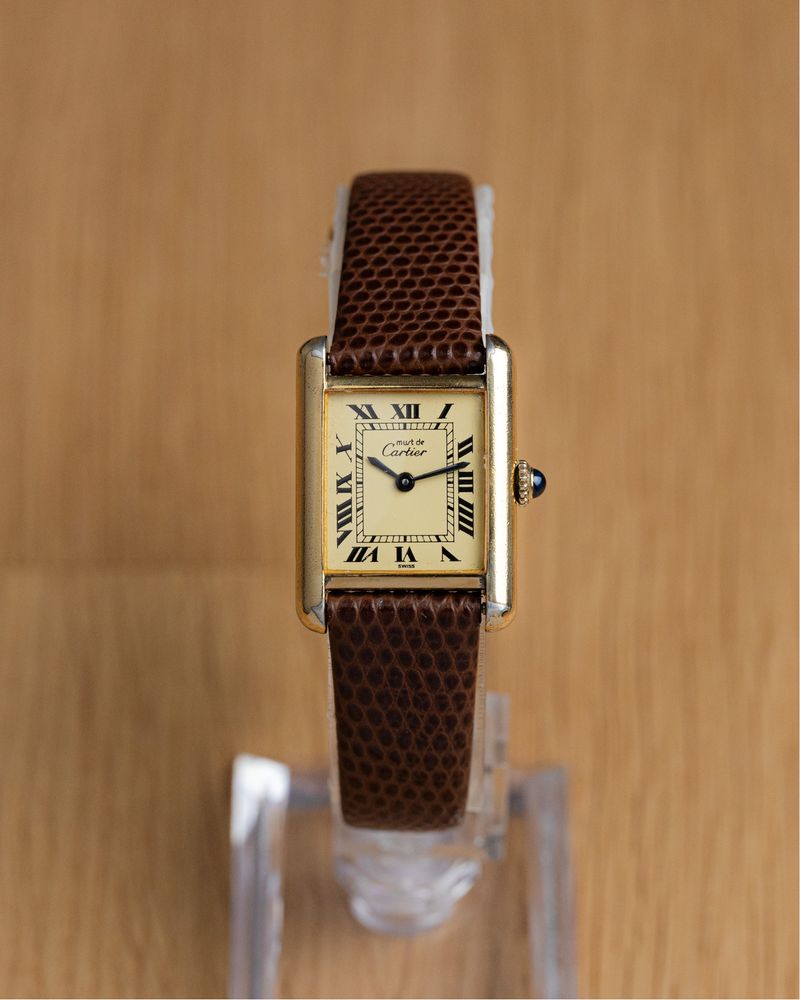 Relogio Cartier tank must lady - Caixa
