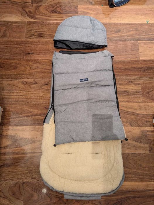 Zaffiro śpiworek do wózka - prawdziwa wełna