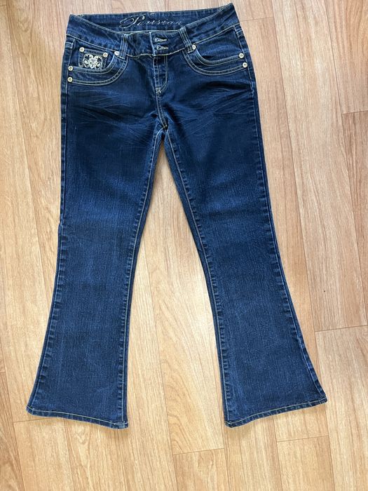 Вінтажні Джинси кльош на низький посадці