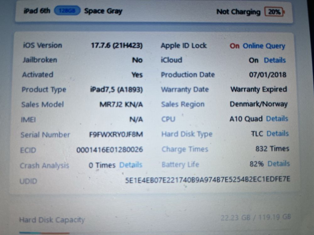 Ipad 6 generacji 128gb