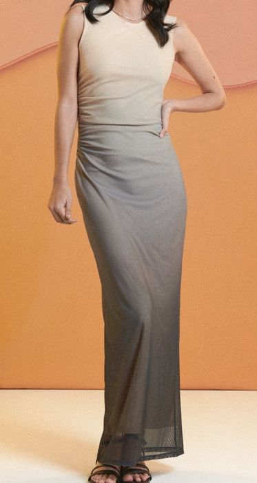 Sukienka maxi ombre