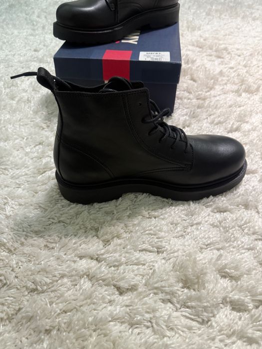 Шкіряні черевики чоловічі Tommy jeans під мартенси 44 розмір