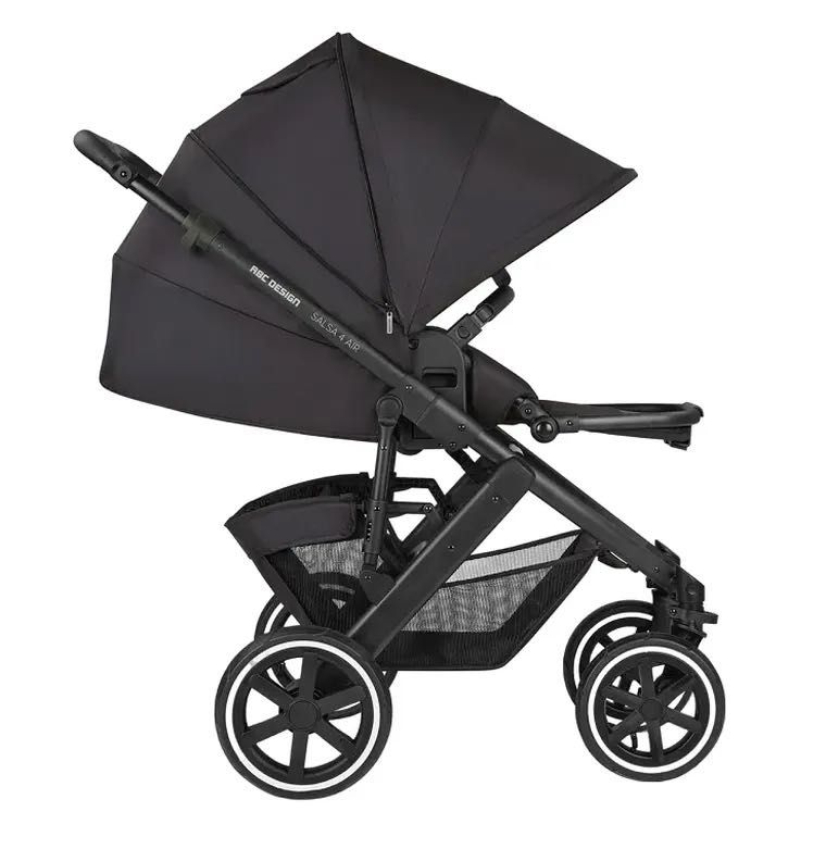 Wózek 2w1 abc design air czarny