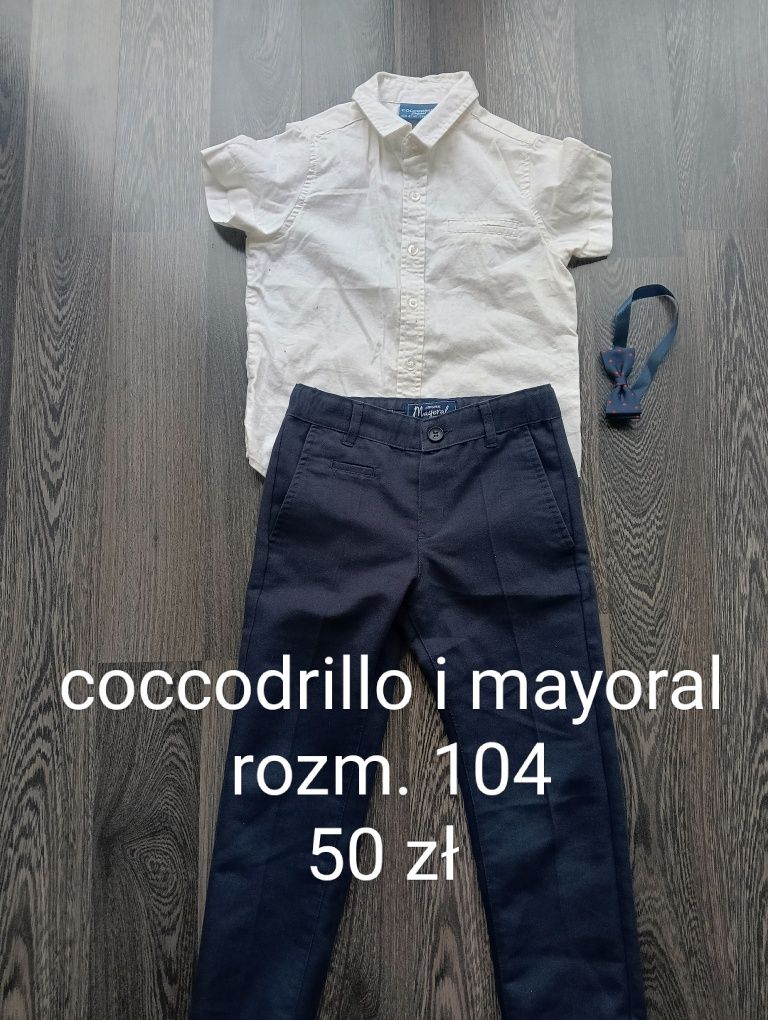 Zestaw coccodrillo i mayoral rozm. 104