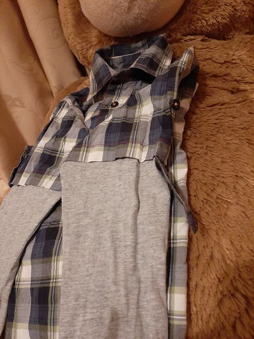 Camisa xadrez 7 anos