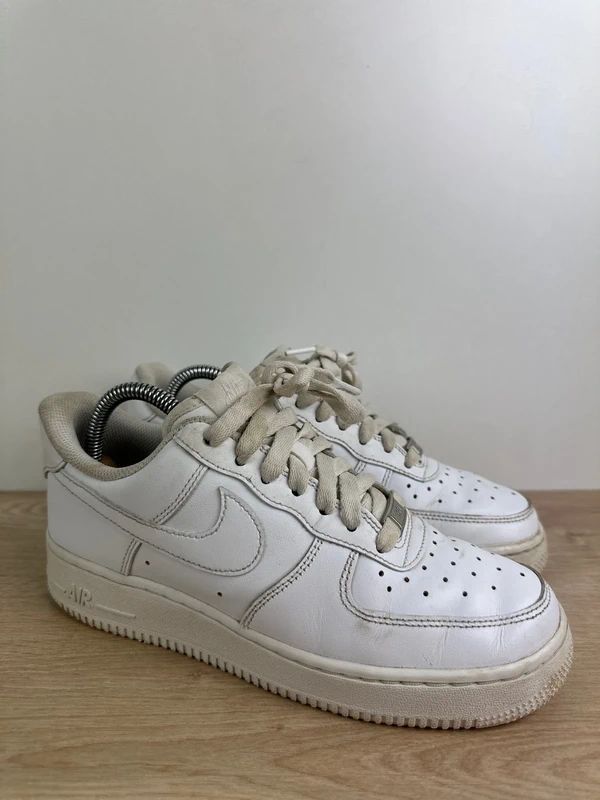 ORYGINALNE BUTY Buty sneakersy białe Nike air force 1 r. 38.5