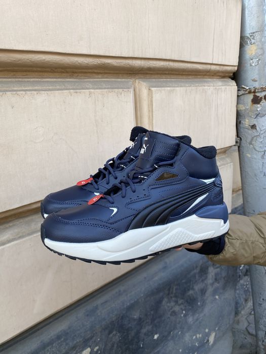 Черевики Puma X-Ray SPEED MID WTR сині шкіряні чоловічі зима нові