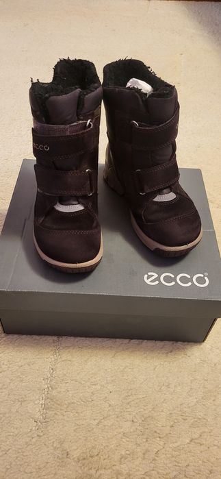 ECCO  зимні, шкіряні ботінки 27р