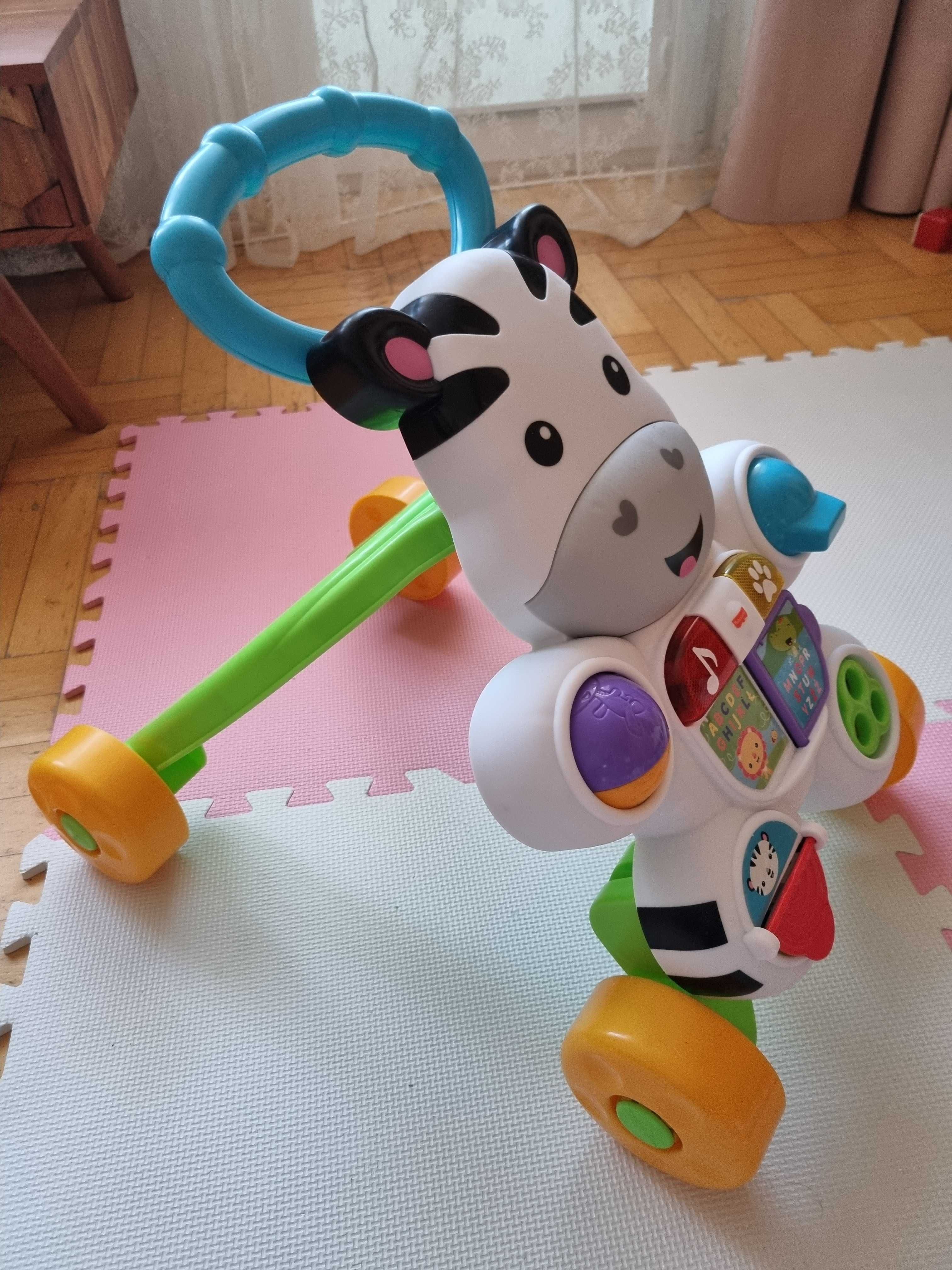 Fisher Price Pchacz zebra