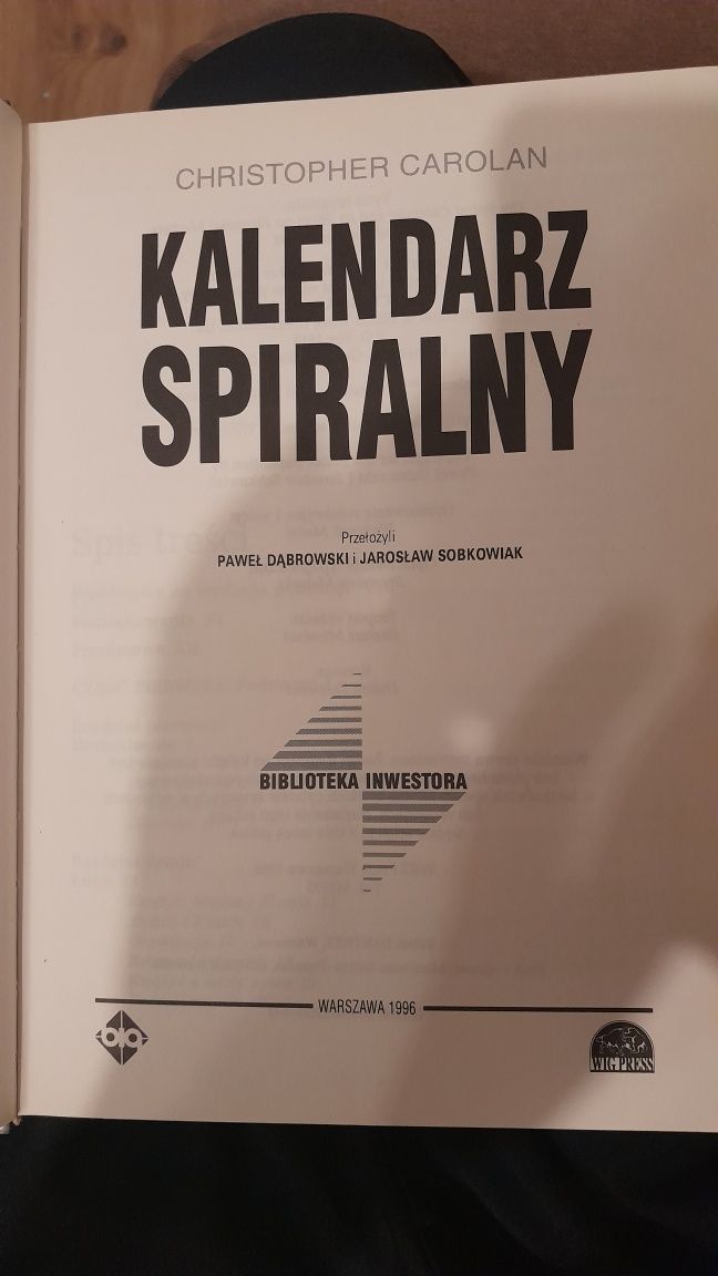 Kalendarz spiralny Christopher Carolan