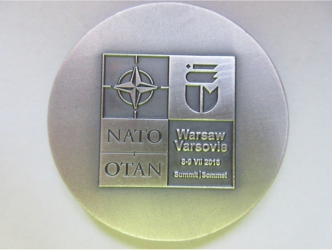 Coin / medal Min. Obr. Nar. Szczyt Nato 2016