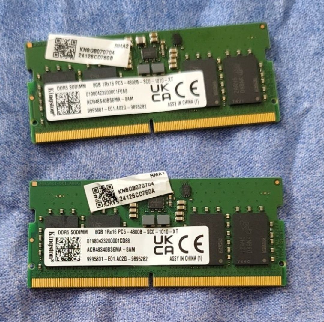 16 gb ddr5 4800mhz sodimm