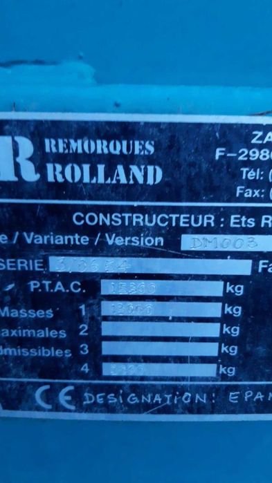 łopata rozrzucająca wapno obornik rozrzutnik Rolland itp