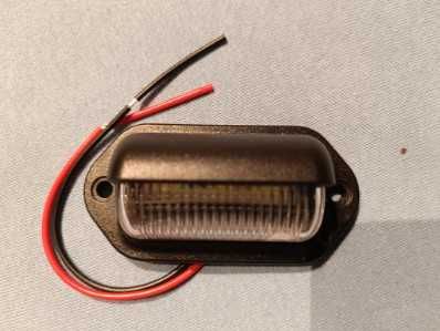 lampa tablicy rejestracyjnej