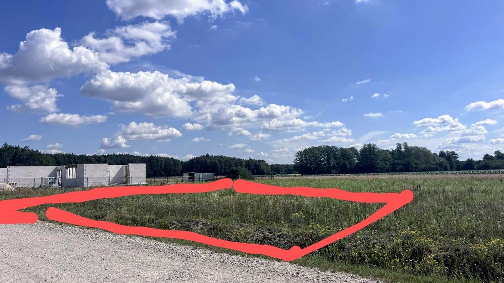 Działka budowlana 1157 mkw, Piotrków, Rozprza
