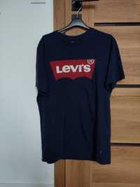 Granatowa koszulka levi's L