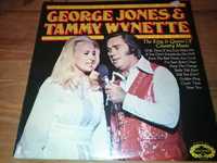 GEORGE JONES&TAMMY WYNETTE(country m)-The King&The Queen Of Country LP
