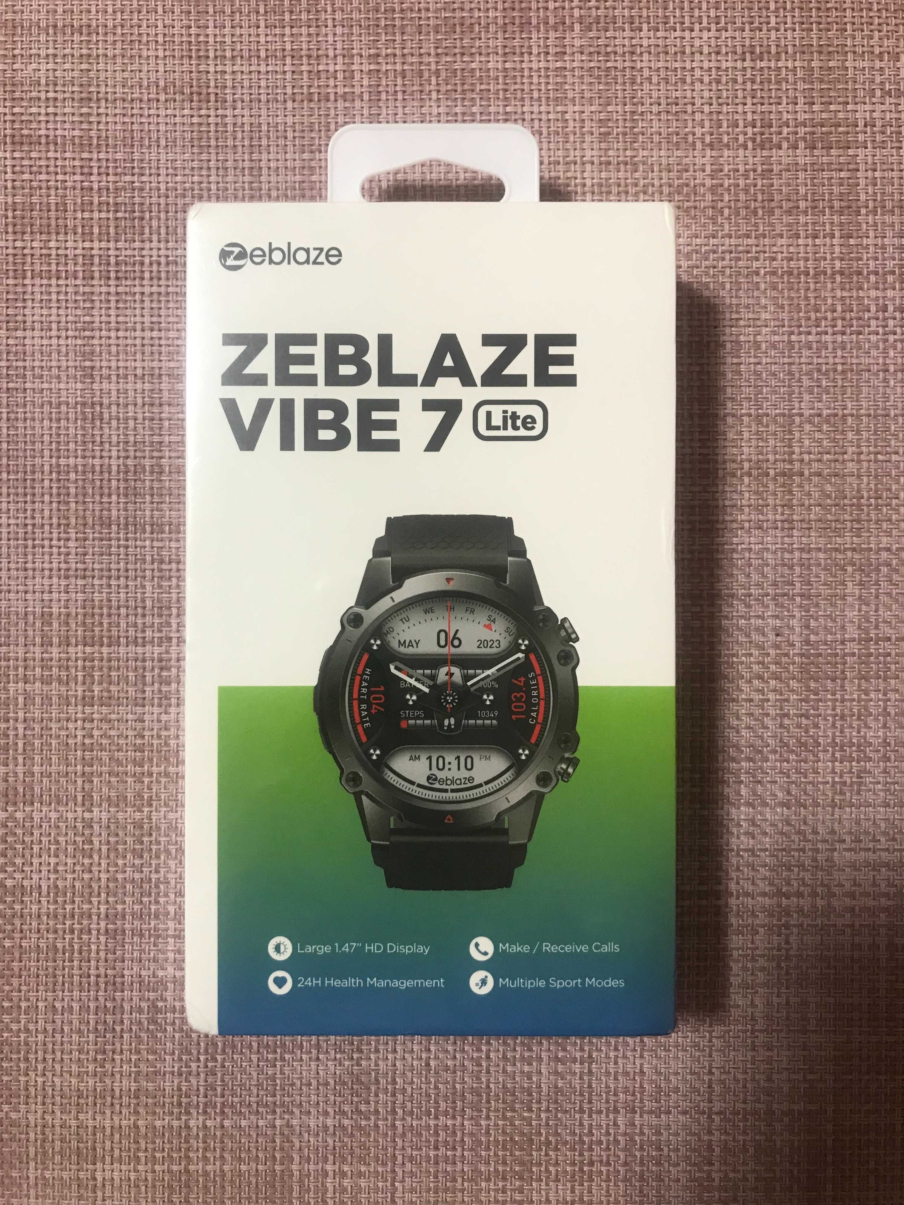 Смарт годинник/ Смарт часы Zeblaze Vibe 7 Lite 2023 Black