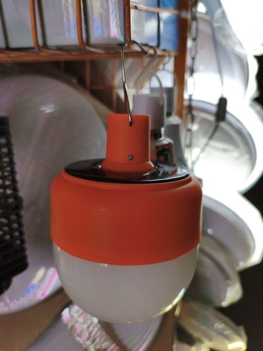 До 10ти часов!!! Лампа кемпинговая юсб с аккумулятором солнечная панел