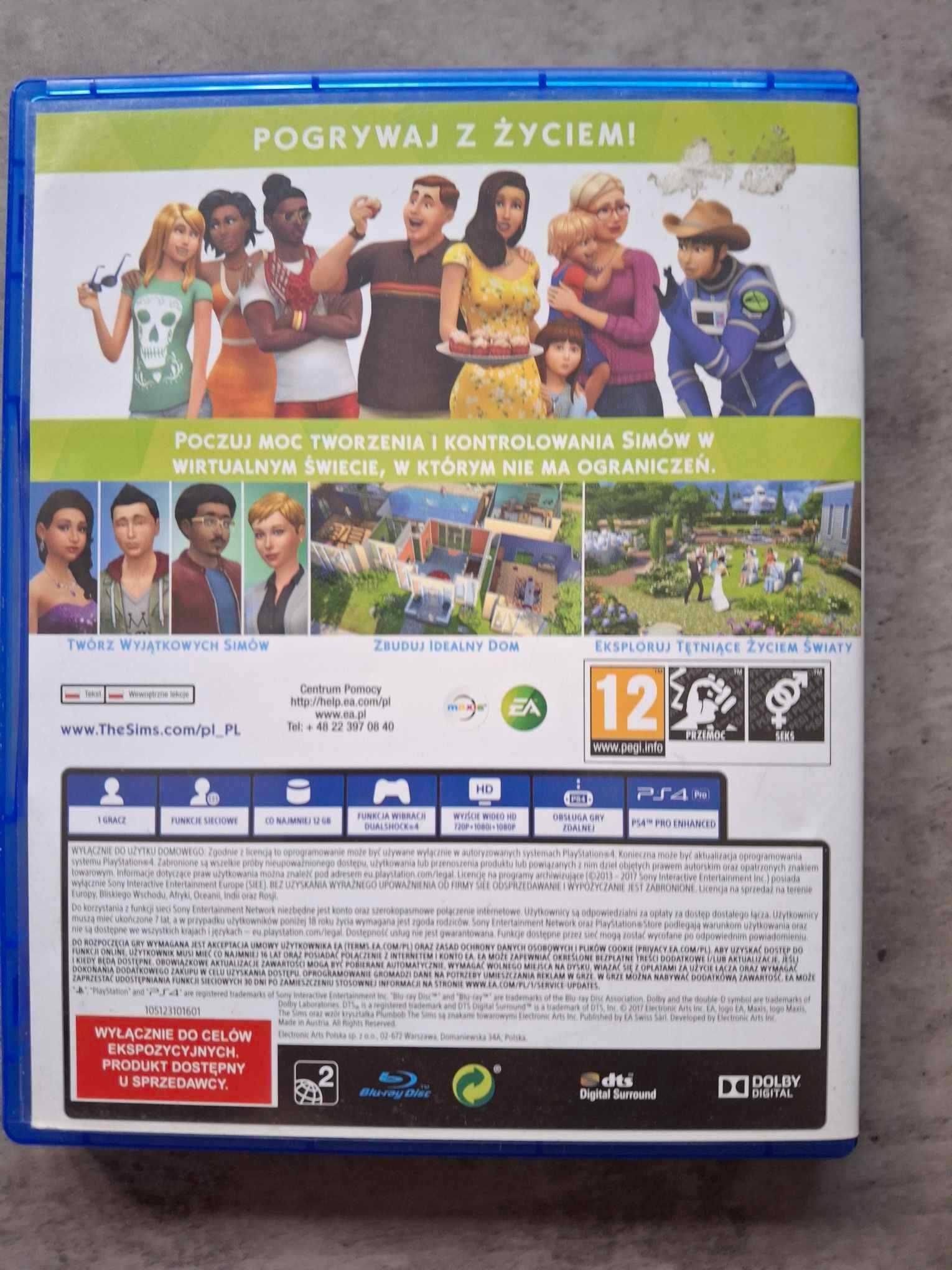 Puste pudełko sims 4 Ps4