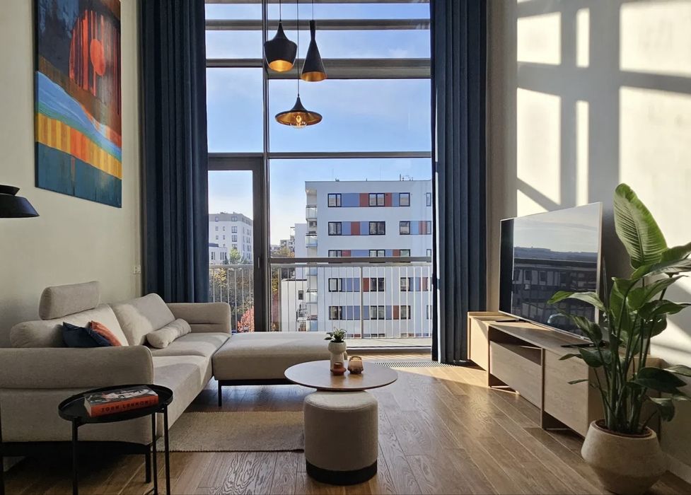 Nowy Mieszkanie Loft 2 poziomowy 63m2 Qbik Woronicza Warszawa