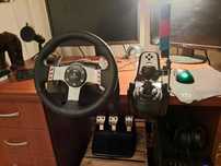 Kierownica Logitech g27 + shifter + "Hydro"