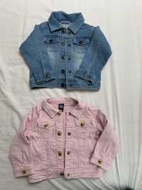 2 kurteczki jeansowe r. 80 Zara i So cute